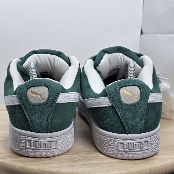 PUMA Hairy Suede Classic Vivid Green Size 8 Mens Brand New - Picture 6 of 8